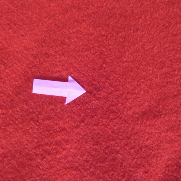 KARL LAGERFELD PARIS Women's Red Jumper Sleeveless Woold Blend Dress Sz 8 *Flaw - Picture 15 of 16